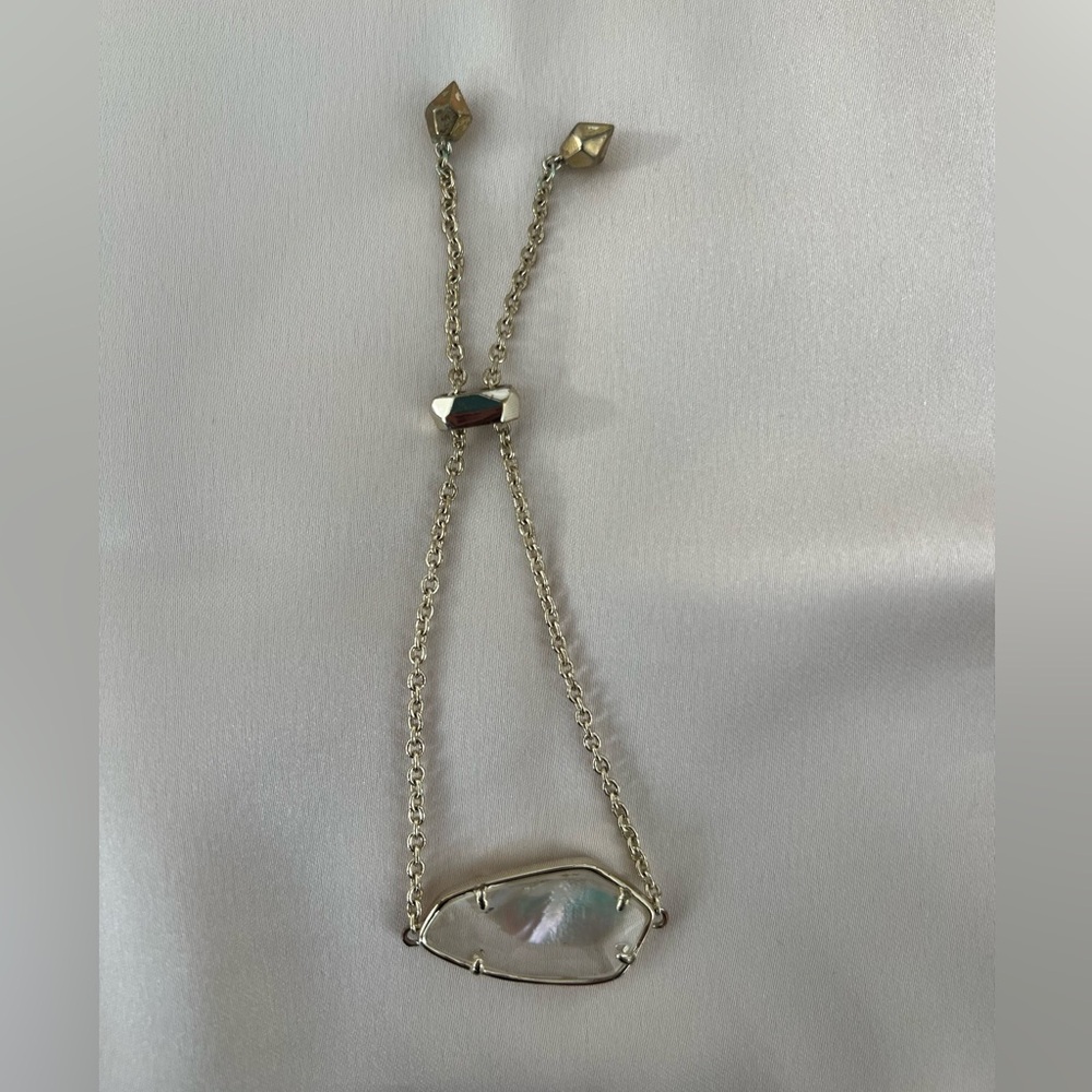 Kendra Scott Gold-Tone Clear Crystal Lilith Pendant Necklace Set - Picture 10 of 12